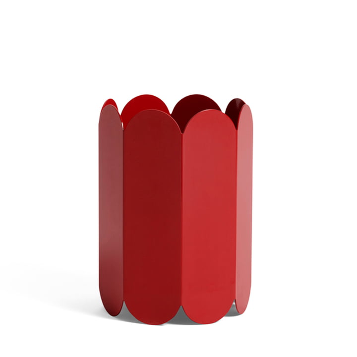 Arcs Vase von Hay in der Farbe rot