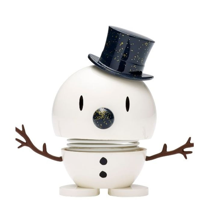 Snowman, medium / weiß / blau von Hoptimist