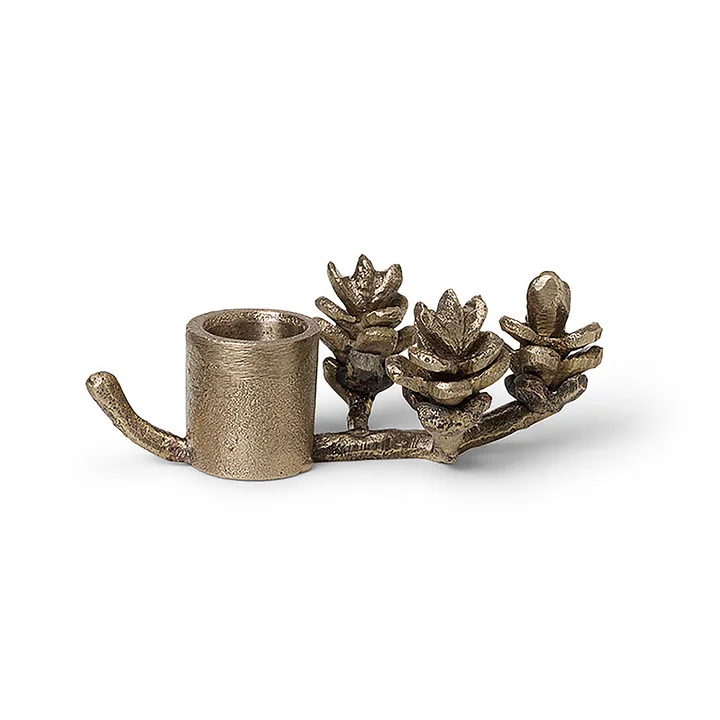 Zweig Kerzenhalter von Ferm Living aus Messing
