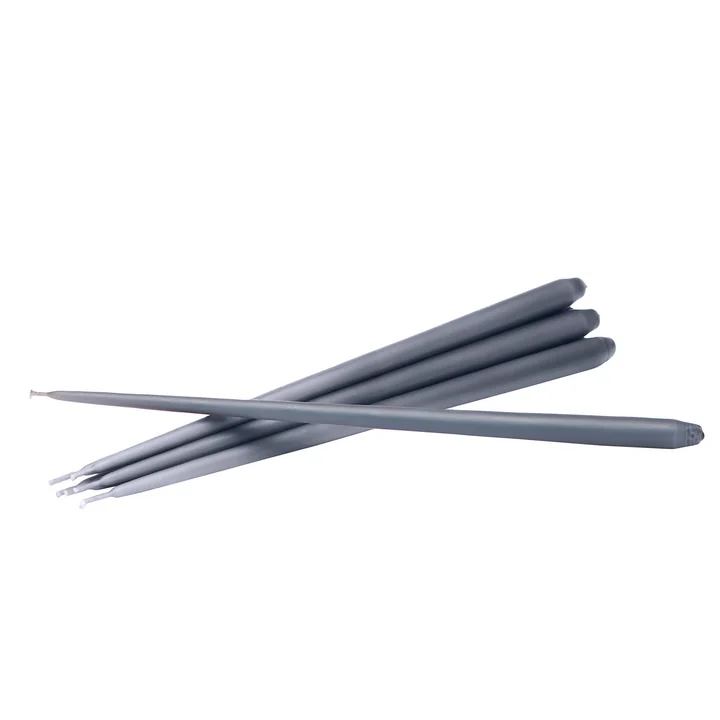 Kerzen by Ester & Erik (6er-Set) von Stoff Nagel in dunkelgrau