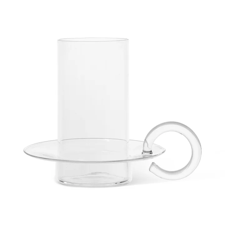 Luce Kerzenhalter Glas von Ferm Living in der klaren Ausführung