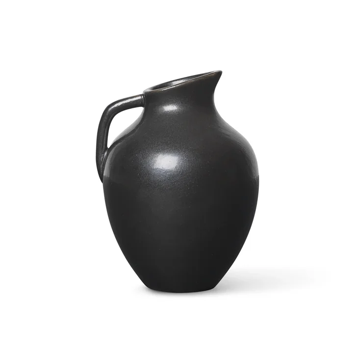 Ary Mini Vase von Ferm Living in der Farbe charcoal
