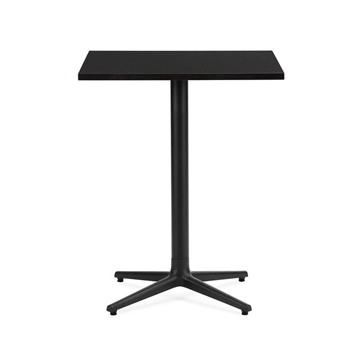 Allez Tisch 4L H 75 60 x 60 cm von Normann Copenhagen in Eiche schwarz