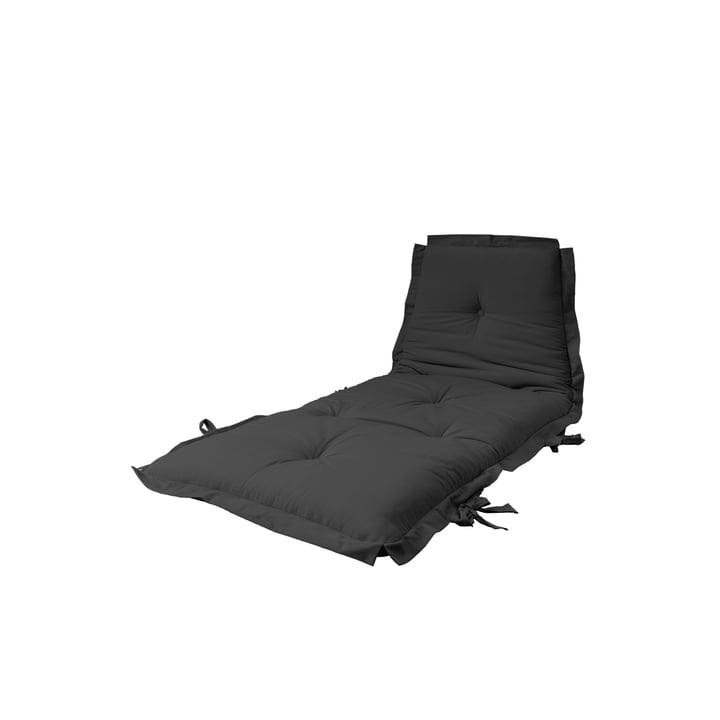 Sit and Sleep Futonmatratze / Sessel 80 x 200 cm von Karup Design in dunkelgrau