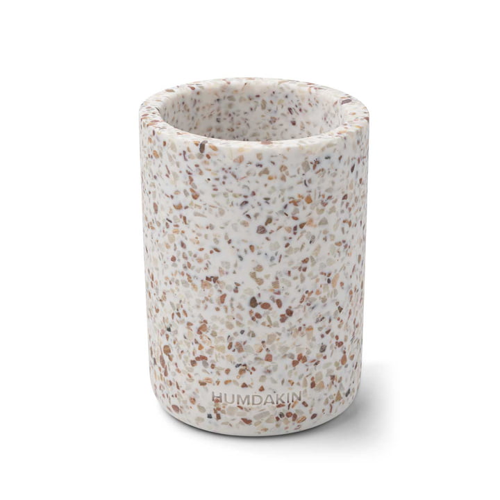 Terrazzo Vase, H 14 cm von Humdakin