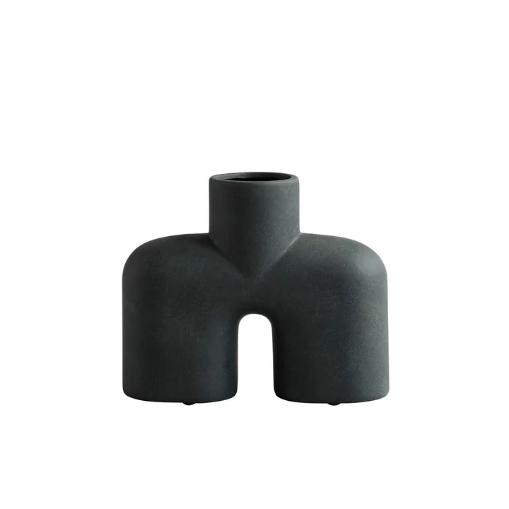 Cobra Vase Uno Medio von 101 Copenhagen in schwarz