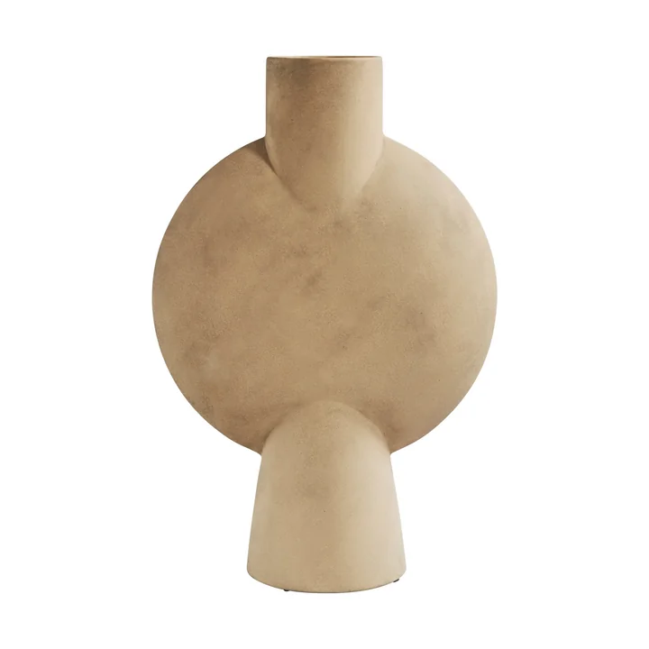 Sphere Vase Bubl Hexa von 101 Copenhagen in sand