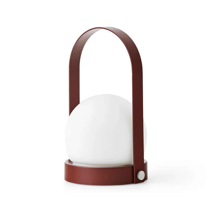 Carrie Akku Tischleuchte, burned red von Audo