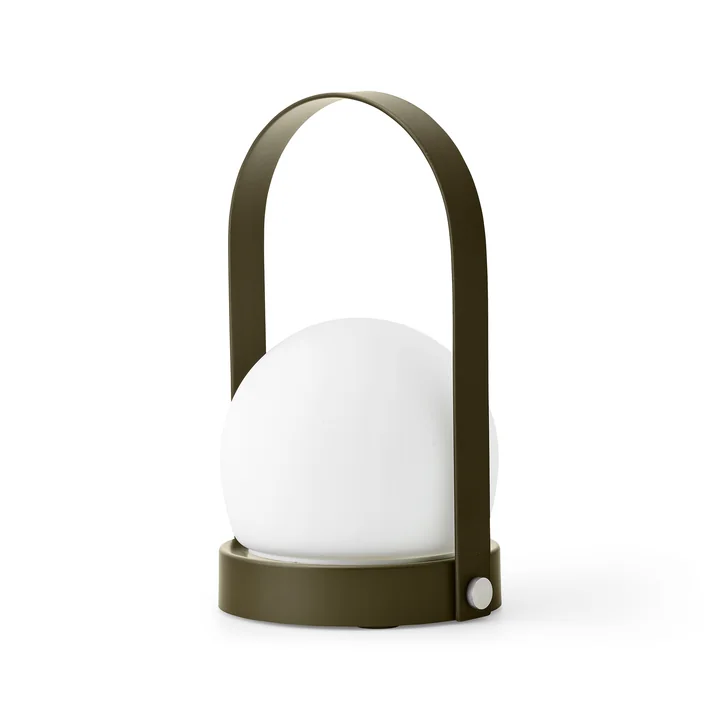 Carrie Akku Tischleuchte, olivgrün von Audo