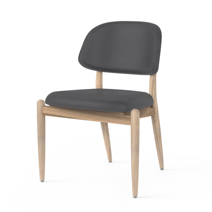 Slow Side Chair von Stellar Works in der Ausführung Eiche natur / schwarz