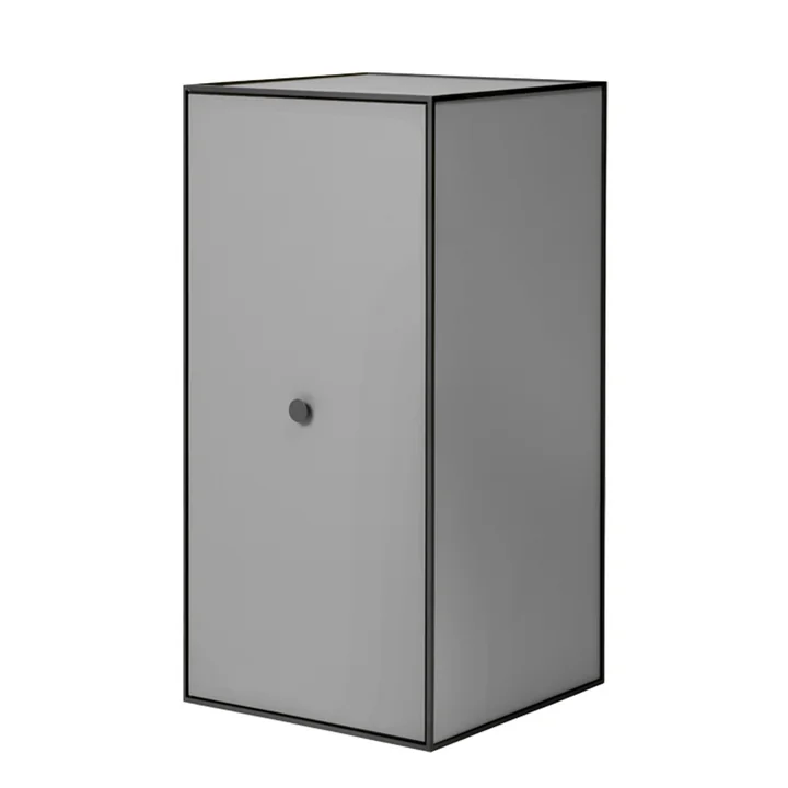 Frame Regalmodul 70 inkl. Tür von Audo in dunkelgrau
