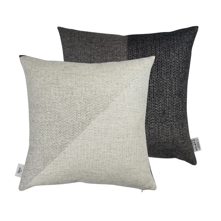 Portør Kissen 50 x 50 cm von Røros Tweed in natur