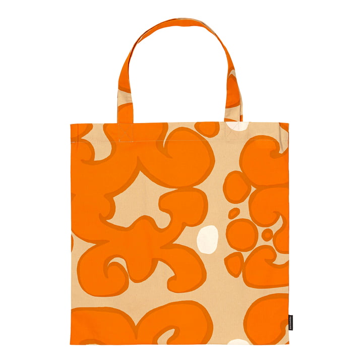 Keidas Einkaufstasche von Marimekko in beige / orange / baumwollweiß (Presummer 2022)