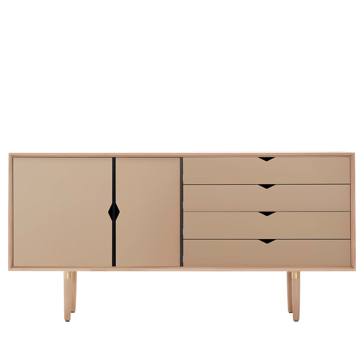 S6 Sideboard von Andersen Furniture in Eiche geseift / Fronten kashmir