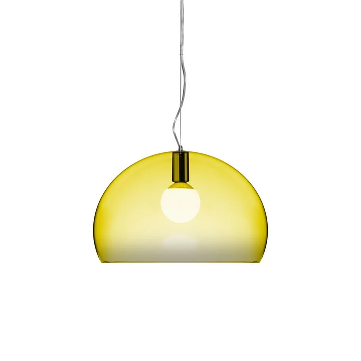 Small FL/Y Pendelleuchte von Kartell in Gelb