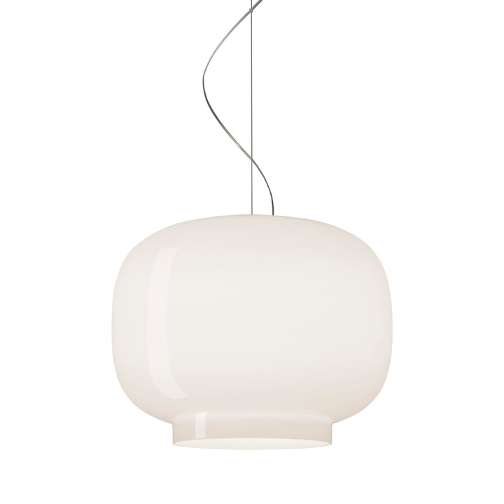 Chouchin 1 Pendelleuchte LED, dimmbar, Ø 40 x H 31 cm, weiß von Foscarini