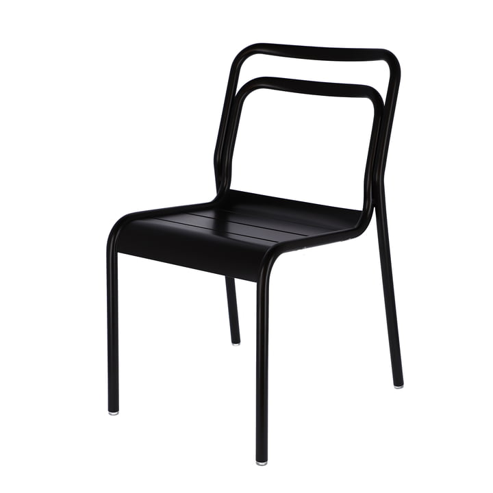 Live Outdoor Stuhl von Jan Kurtz in schwarz