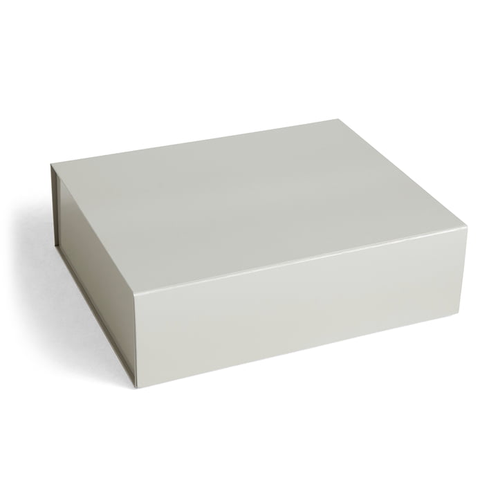 Colour Aufbewahrungsbox magnetisch L von Hay in der Farbe grau