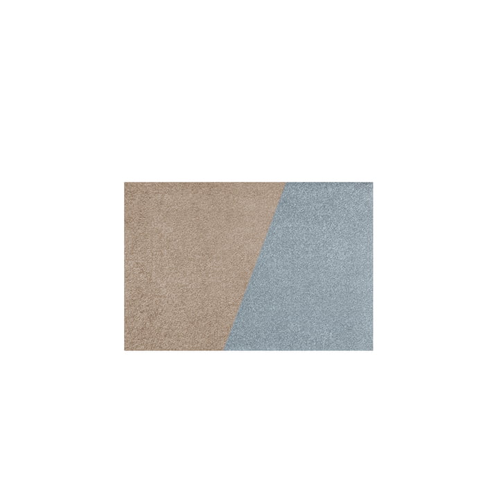 Duet Fußmatte 55 x 80 cm, slate blue von Mette Ditmer