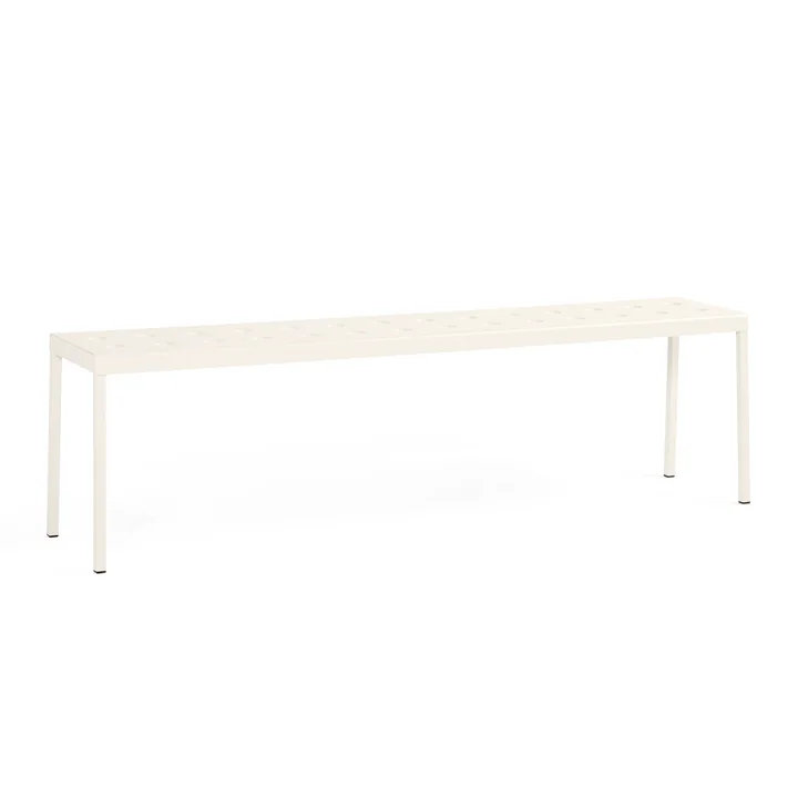 Balcony Bank, L 165,5 cm, chalk beige von HAY