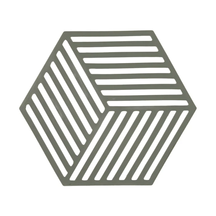 Hexagon Untersetzer, olive taupe von Zone Denmark