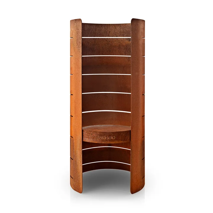 FireCylinder Gartenkamin von Eva Solo aus Cortenstahl