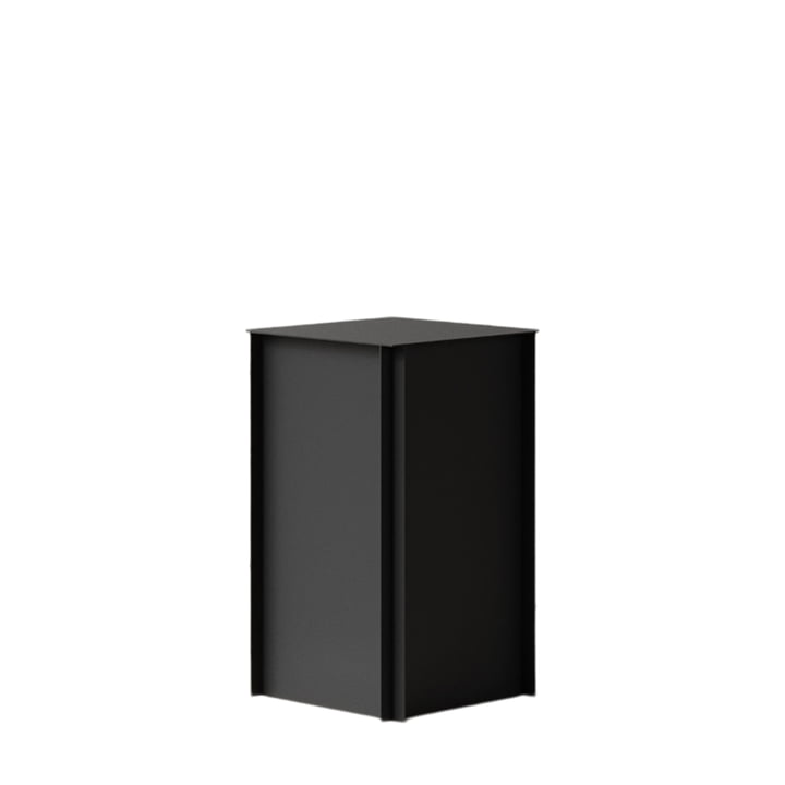 Pedestal Beistelltisch / Podest 45 von Nichba Design in der Farbe schwarz
