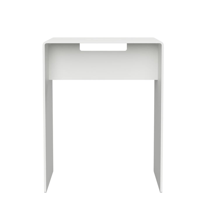 Hocker H 45 cm von Nichba Design in der Farbe weiß