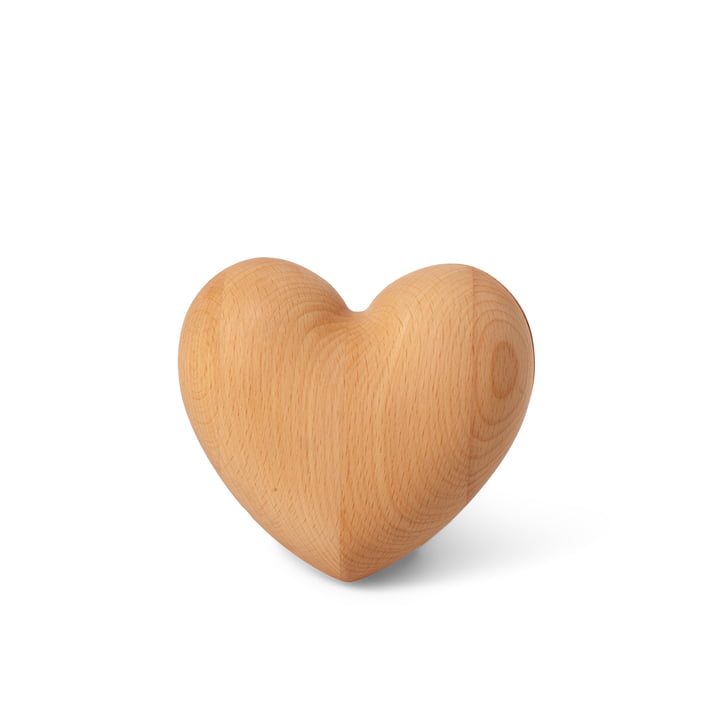 Heart Bowl Holzdose von Spring Copenhagen in der Ausführung buche