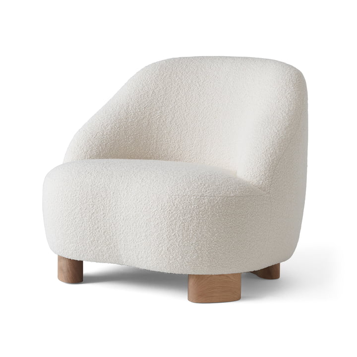 Margas LC1 Lounge Chair, Eiche geölt / elfenbein (Karakorum 001) von &Tradition