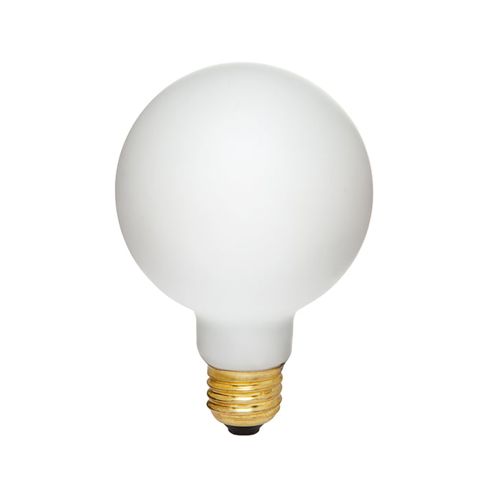 Porcelain II LED-Leuchtmittel E27 6W, Ø 8 cm von Tala in weiß matt