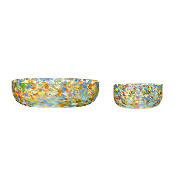 Confetti Schale von Hübsch Interior in der Ausführung bunt