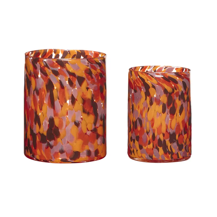 Luce Vase von Hübsch Interior in der Ausführung mehrfarbig