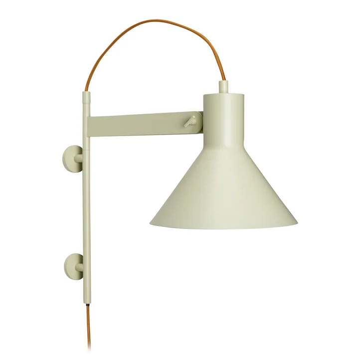 Studio Wandleuchte von Hübsch Interior in der Farbe beige