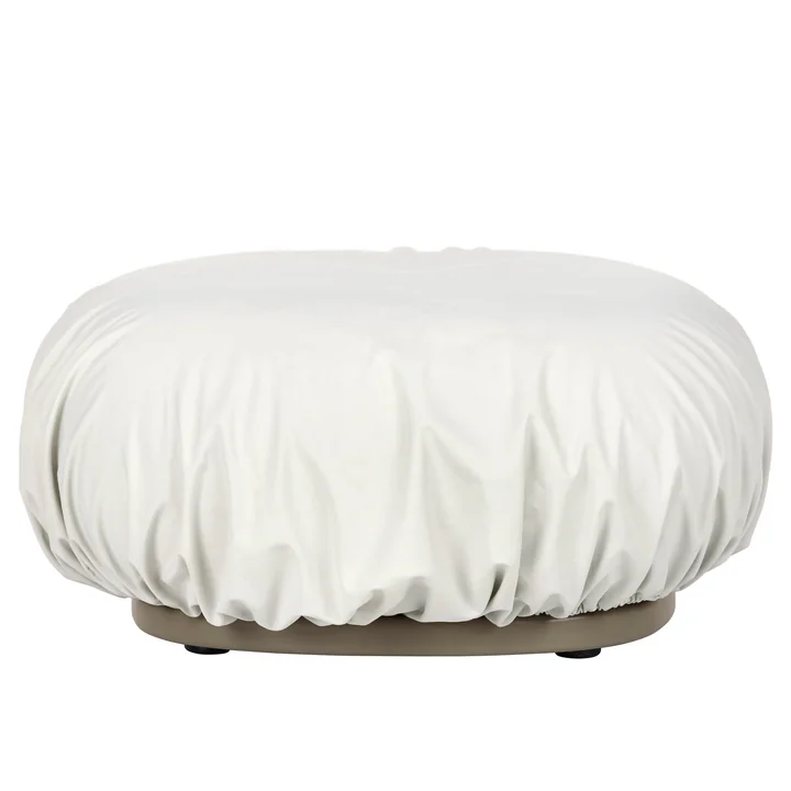 Abdeckung für Pacha Outdoor Ottoman, weiß von Gubi
