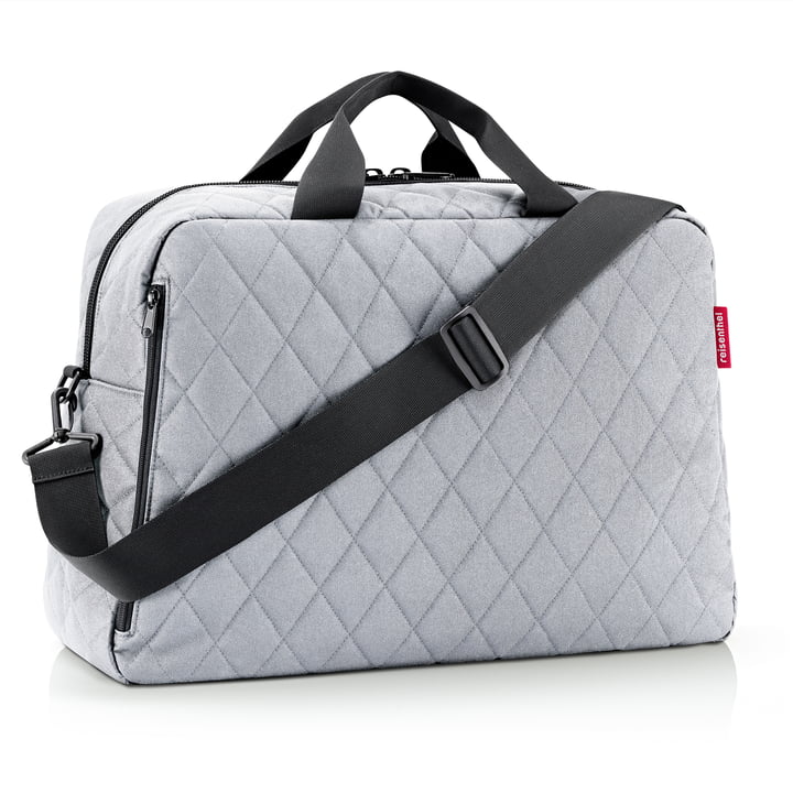 reisenthel - duffelbag M, rhombus light grey