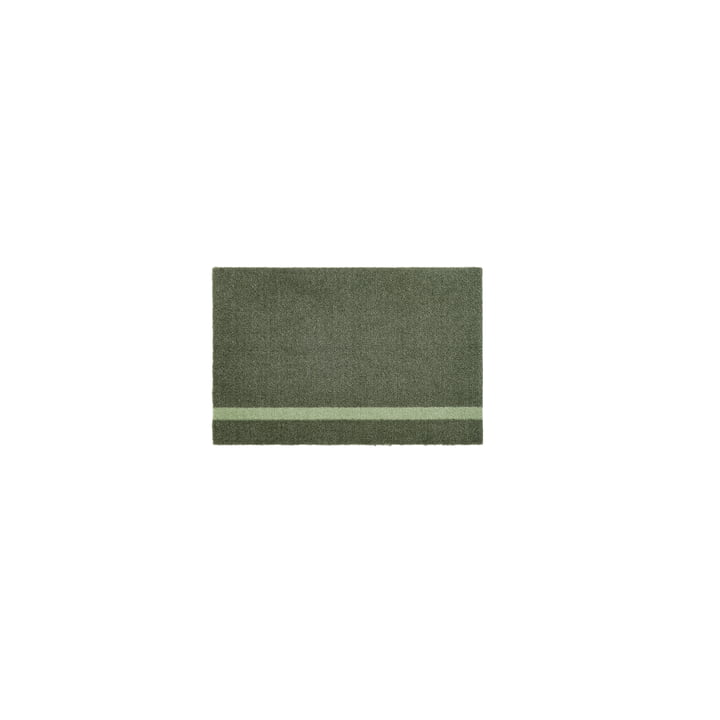 Stripes Vertical Läufer, 40 x 60 cm, hell / dusty green von Tica Copenhagen