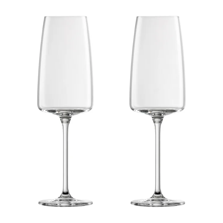Vivid Senses Sekt- und Schaumweinglas, leicht & frisch (2er Set) von Zwiesel Glas