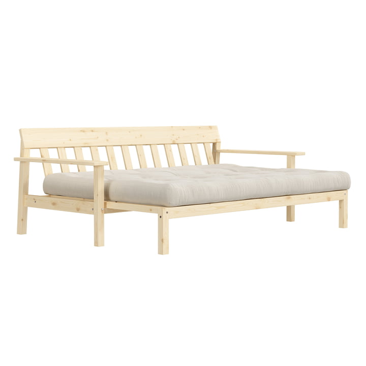 Unwind Schlafsofa, Kiefer natur / elfenbein von Karup Design