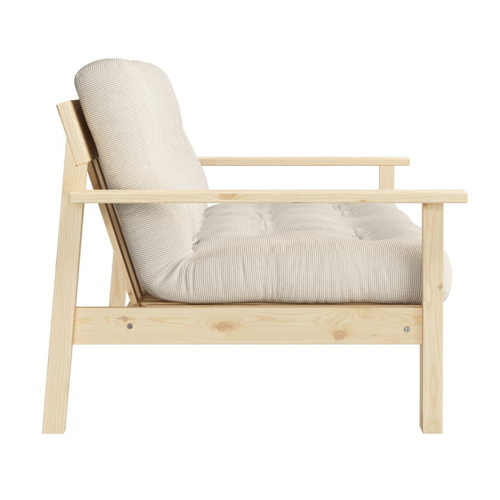 Unwind Schlafsofa, Kiefer natur / elfenbein von Karup Design