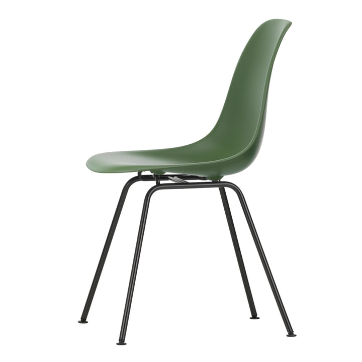 Eames Plastic Side Chair DSX von Vitra in der Ausführung forest / basic dark