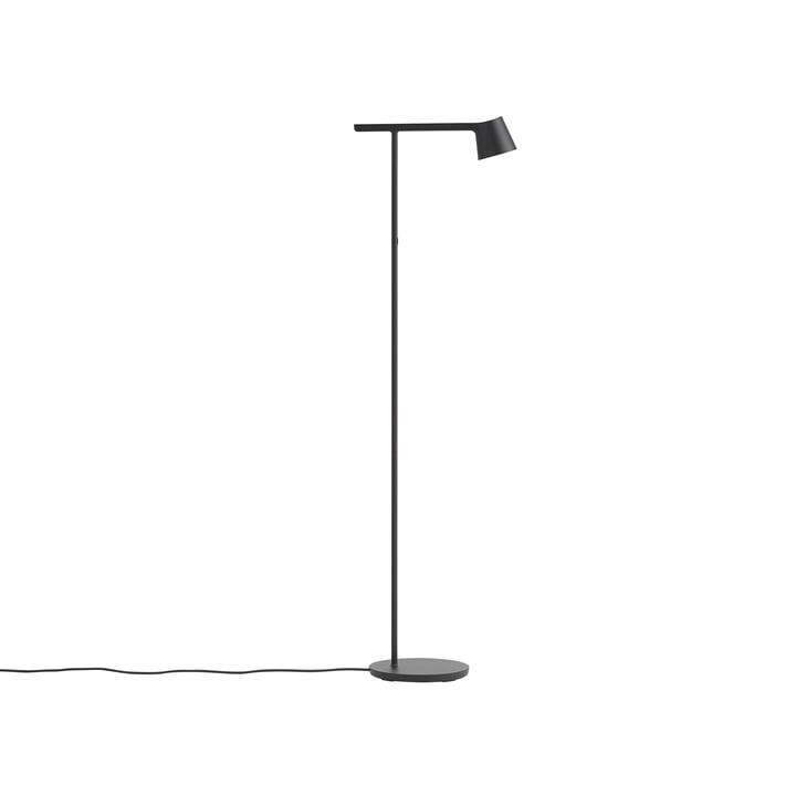 Die Tip LED Stehleuchte von Muuto in schwarz