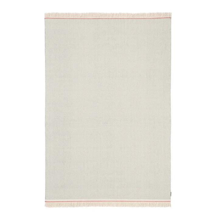 Duotone Teppich von Kvadrat in der Farbe hellgrau