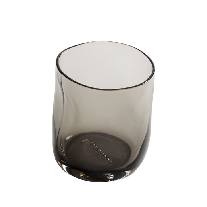 Furo Trinkglas S, (4er-Set), H 9 Ø 8 cm, rauchgrau von Muubs