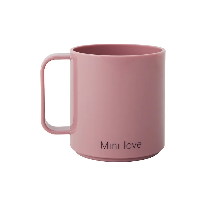 Mini Love Becher mit Henkel, 175 ml, ash rose von Design Letters