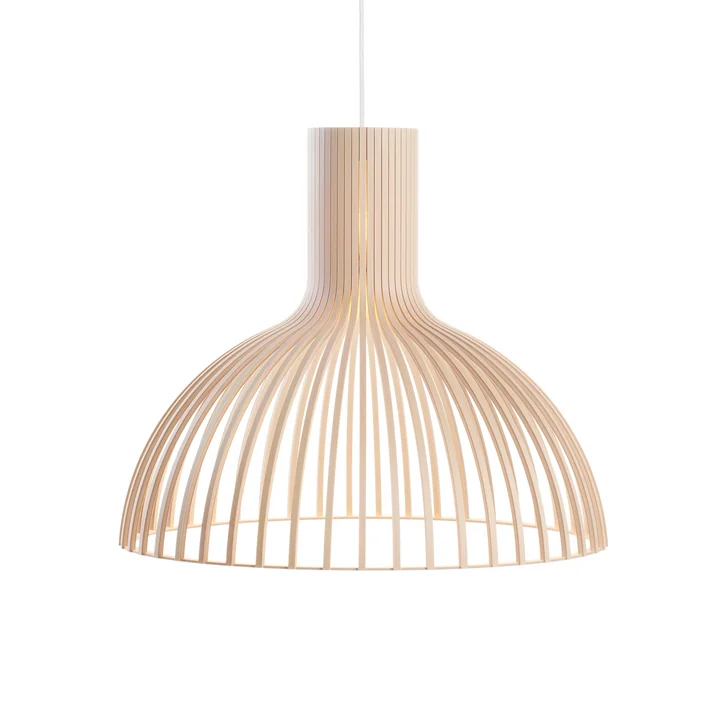 Victo 4250 Pendelleuchte, Ø 56 x H 48 cm von Secto in Birke