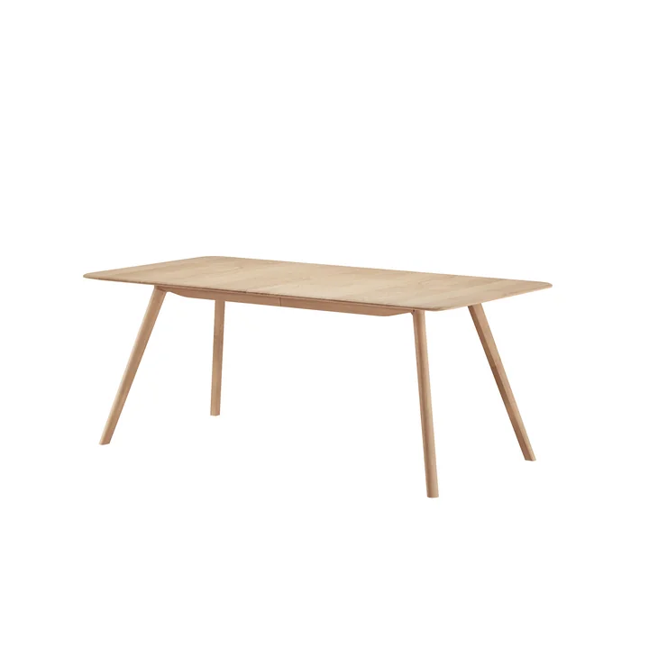 OUT Objekte unserer Tage - Meyer Ausziehtisch, 180 - 270 cm, Eiche gewachst mit Weißpigment