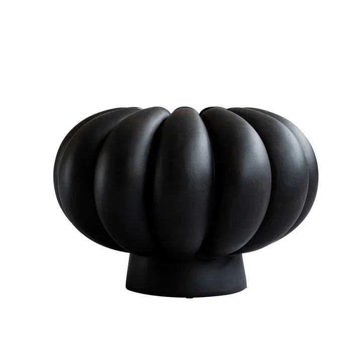 Kabin Vase, Lamella, Ø 35 cm, coffee von 101 Copenhagen