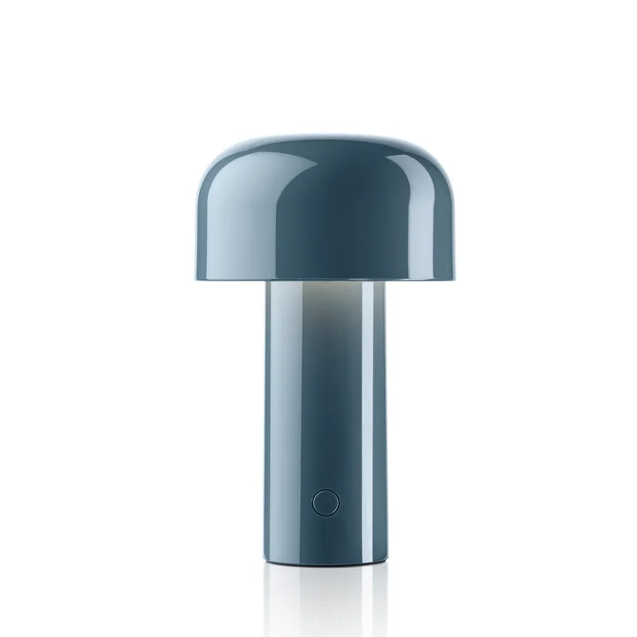 Die Bellhop Akku-Tischleuchte (LED), graublau von Flos