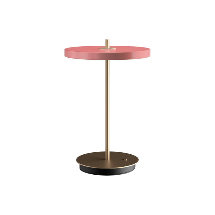 Asteria Move LED Tischleuchte H 30,6 cm von Umage in rose